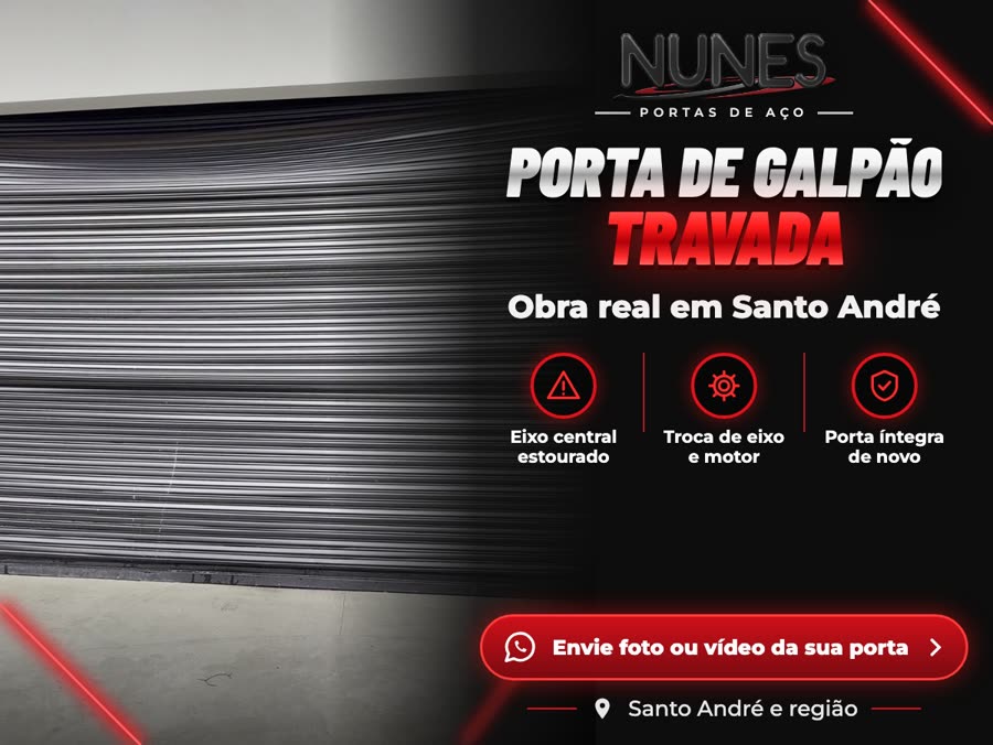 Post no Perfil do Google sobre a porta de galpão